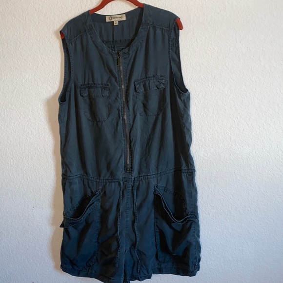 Democracy Pants & Jumpsuits Democracy Gray Utility Moto Slouchy